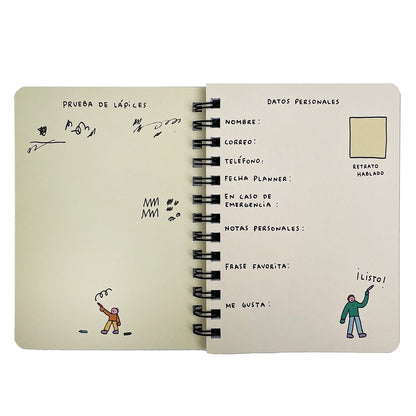 Mini Planner Azul